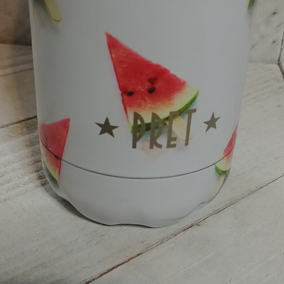 NEW Pret A Manger Reusable Water Bottle 500ml Watermelon Print Rare - Picture 5 of 6